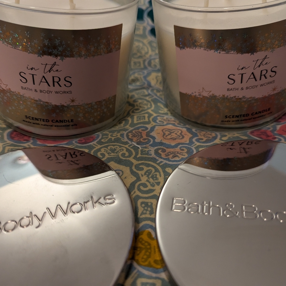 In The Stars set of two 3-wick candles